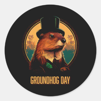 Groundhog Day Sticker