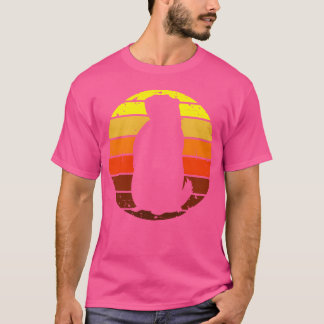 Groundhog Day Sunset Style Silhouette 60s 70s 80s  T-Shirt