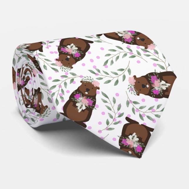 Groundhog Day Tie (Rolled)