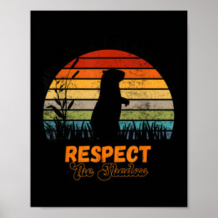 Groundhog Day Wildlife Respect Sunset Poster