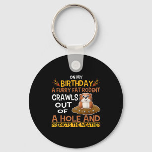 Groundhog Day Woodchuck Gifts Costume For Kids Dec Key Ring