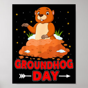 Groundhog Day Woodchucks Lover  Poster