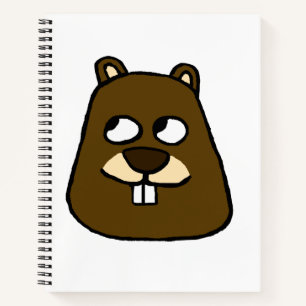 Groundhog Face Notebook