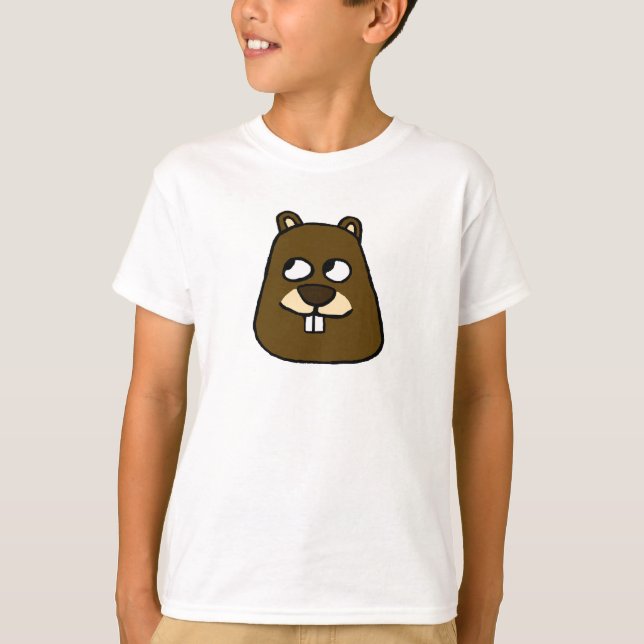 Groundhog Face T-Shirt (Front)