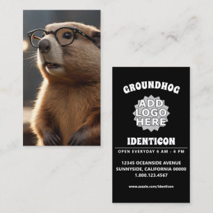 groundhog geek business card
