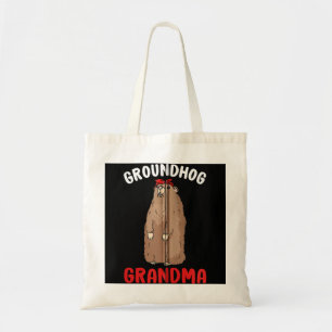 Groundhog Grandma Women Woodchuck Funny Cute Groun Tote Bag