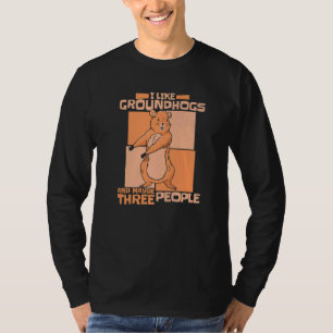 Groundhog Ground Hog Woodchuck Rodent T-Shirt