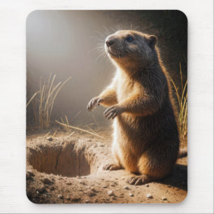 Groundhog In Sunlight Mouse Mat
