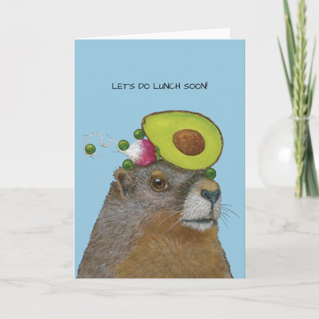 Groundhog lunch invitation (Front)