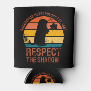 Groundhog Meteorology Est. 1887 Can Cooler