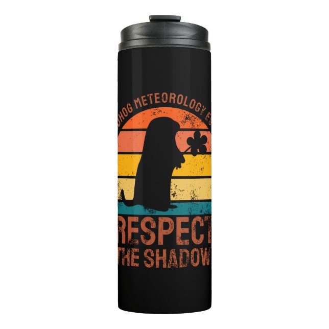 Groundhog Meteorology Est. 1887 Thermal Tumbler (Front)
