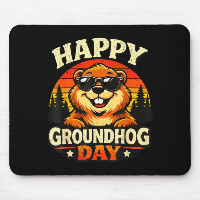 Groundhog  mouse mat (Front)