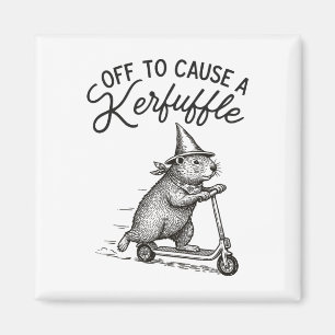 Groundhog On Scooter Mental Health Off To Cause A Magnet