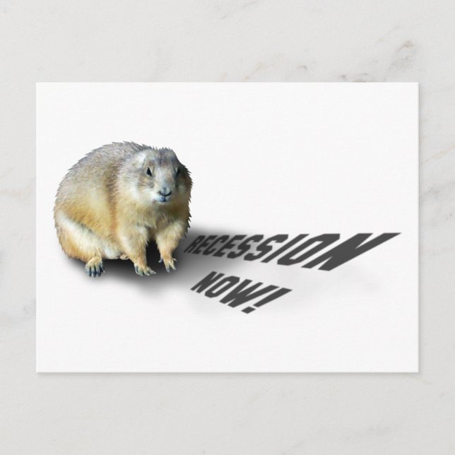 Groundhog Phil Says... Postcard (Front)