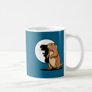 Groundhog Shadow Dinosaur Puppet Happy Groundhog D Coffee Mug