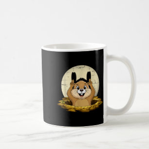 Groundhog Shadow Funny Puppet Happy Groundhog Day  Coffee Mug