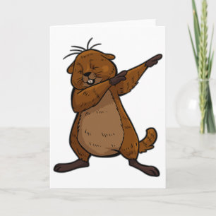 Groundhog Shirt Funny Dab Dance Christmas T Shirt Card