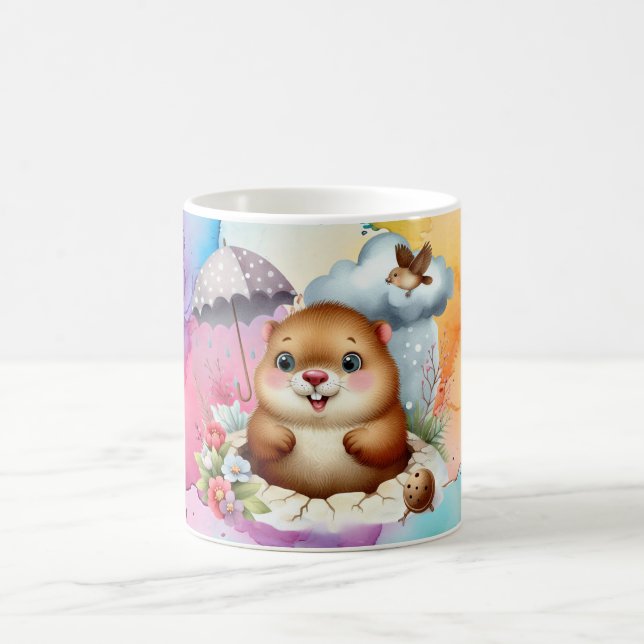 Groundhog Themed Coffee Mug (Center)