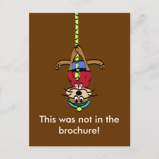 Groundhog trouble postcard