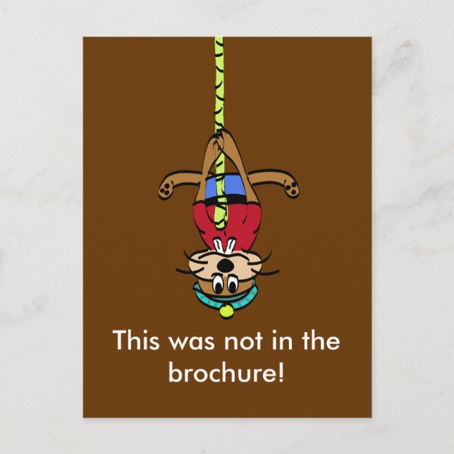 Groundhog trouble postcard (Front)