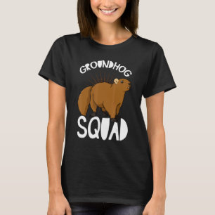 Groundhog Woodchuck Marmot Animal Ground Squirrels T-Shirt