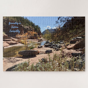 Grounding in Sedona Tranquility - Quiet Ember Jigsaw Puzzle