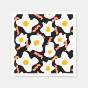 Grounds, Eggs & Side Of Bacon Napkin