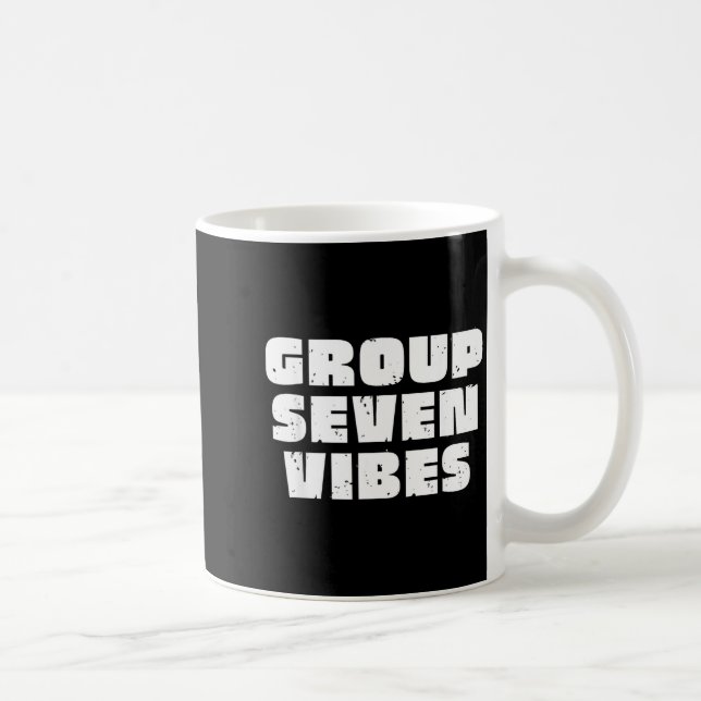 Group 7 Seven Vibes Elite Members  Coffee Mug (Right)