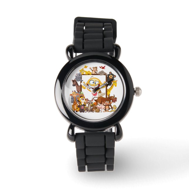 Group Cartoon Animals fun Watch (Front)