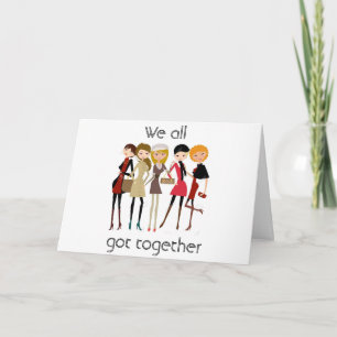 *GROUP* GETS TOGETHER TO SAY "GET WELL SOON" CARD