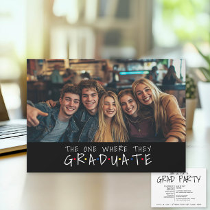 Group Graduation Celebration 1 Pic Multiple Names Invitation