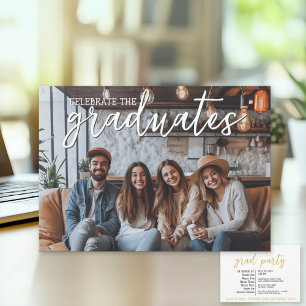Group Graduation Celebration 1 Pic Multiple Names Invitation
