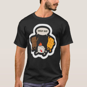Group Hug Funny Smores Chocolate Marshmallow Campi T-Shirt