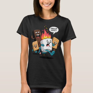 Group Hug Smores Marshmallow Chocolate Boys Funny T-Shirt