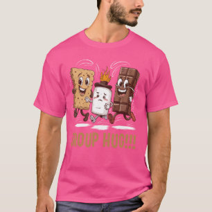 Group Hug S'mores Marshmallow Chocolate Camping Ca T-Shirt