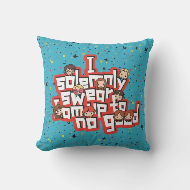 Group "I SOLEMNLY SWEAR THAT I AM UP TO NO GOOD™" Cushion (Front)