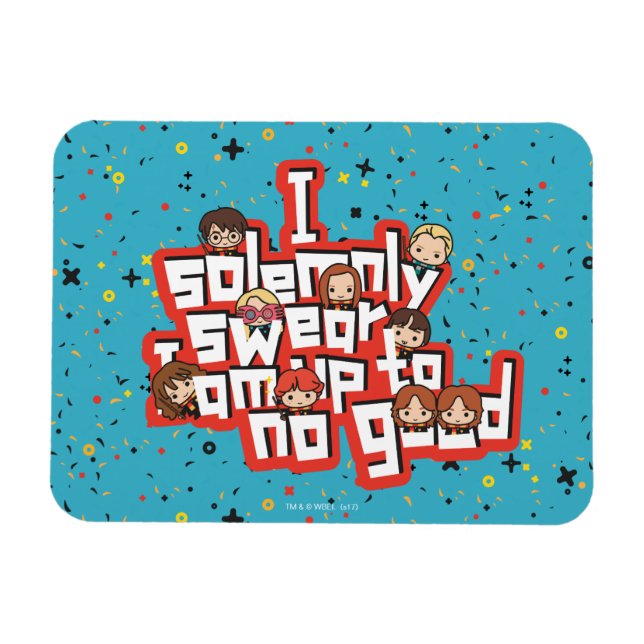 Group "I SOLEMNLY SWEAR THAT I AM UP TO NO GOOD™" Magnet (Horizontal)