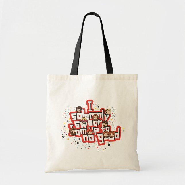 Group "I SOLEMNLY SWEAR THAT I AM UP TO NO GOOD™" Tote Bag (Front)