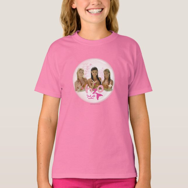 Group In Pink Bubble T-Shirt (Front)