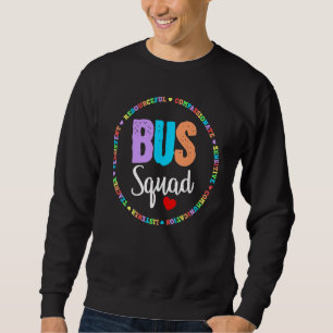 Group Matching Bus Squad Back To School For Driver Sweatshirt