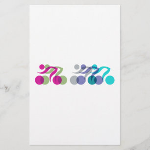 Group of Bikers Stationery