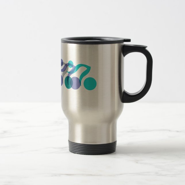 Group of Bikers Travel Mug (Right)