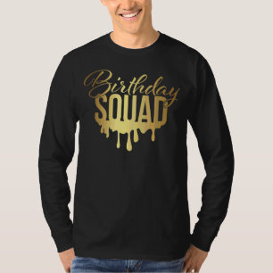 Group Of Birthday Squad Birthday Family Celebrate T-Shirt