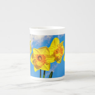 Group of Daffodils Gold Medal flowers Bone China Mug