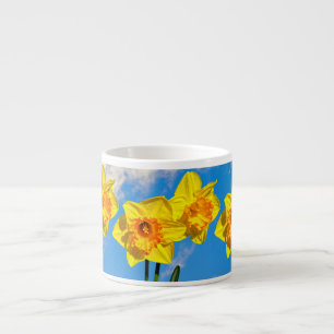 Group of Daffodils Gold Medal flowers Espresso Cup
