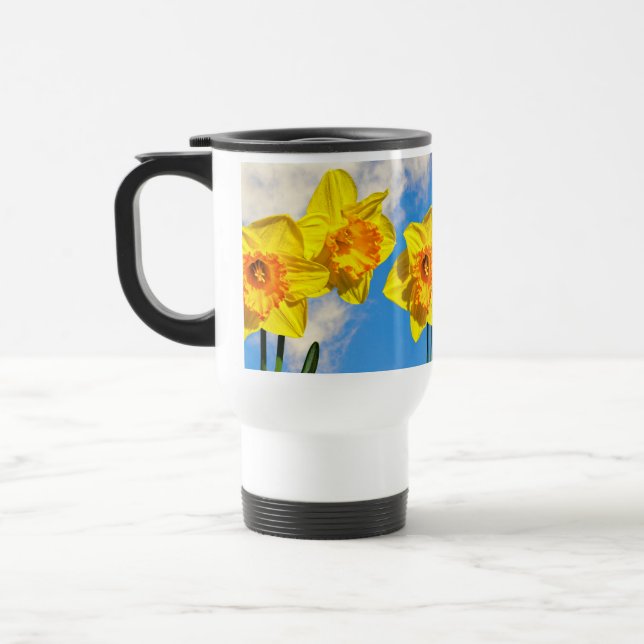 Group of Daffodils Gold Medal flowers Mug (Left)