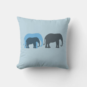 Group of Elephants American MoJo Pillow