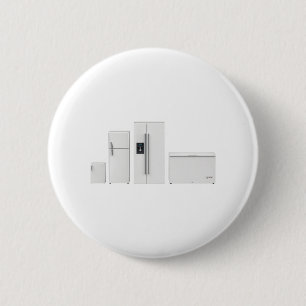 Group of four different refrigerators 6 cm round badge