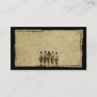 Group Of Gals- Prim Biz Cards