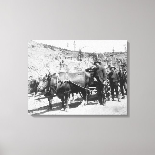 Group of Gold Prospectors Photograph Canvas Print (Front)